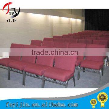 2014 Hot Sale Stacking Metal Church Chair For Sale