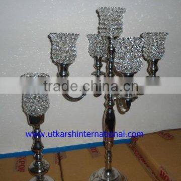 Hurricane candelabra/Wedding hurricane candle holder/Wedding centerpices