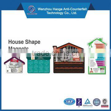 Real Estate house shape fridge magnet