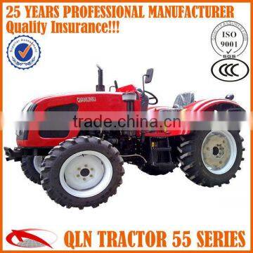 QLN554 agricole machinery traktor 55hp 4*4 Best price with sunroof