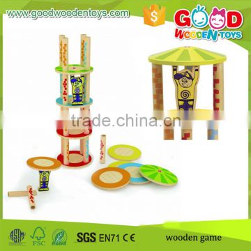 Newest Design Kids Balance Tower Game Wood Building Block Wooden Toy Plans                        
                                                Quality Choice