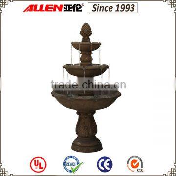 Factory price Outdoor 3 Tier Water Resin Fountain