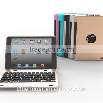 Bluefinger Bluetooth 3.0 keyboard case cover for iPad Mini4,,calmshell keyboard,