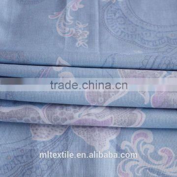 custom digital fabric printing printed on bamboo fabric