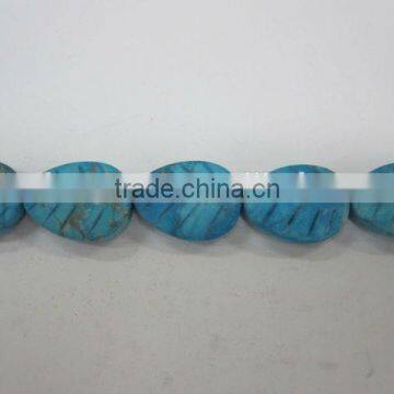 China Direct Factory OEM Pear Shape Turquoise Gemstone Bracelet photo-2