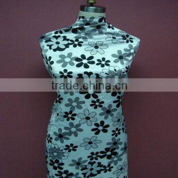 chic printed silk chiffon of premium dress fabric