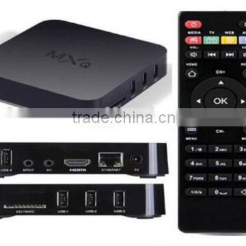 2015 Best MXQ Amlogic S805 XBMC Media Player Quad Core Android 4.4 Smart TV BOX H.265 1080p 1G 8G Media Android Box IPTV