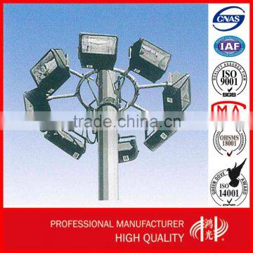 Q235 Galvanized and Powder Coated Lighting Pole , Flood Lighting , High Mast lighting Post