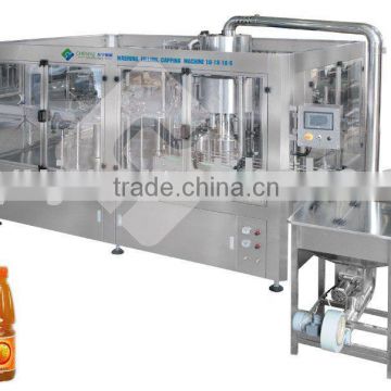 Pulp juice filling machine rinser/pulp filler/juice filler/ capper 4in1