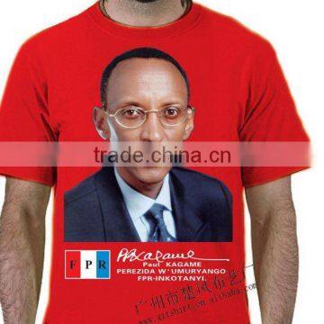 Cheapest photo printing polyester or cotton election campaign tshirts