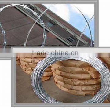 Anping factory supply razor barbed wire / concertina barbed wire/ barbed wire