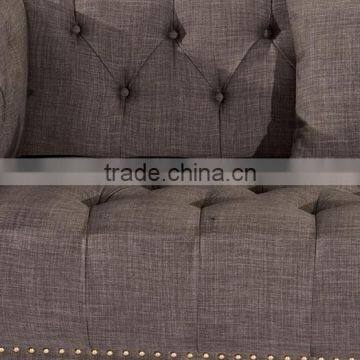 Famous Brand Anqique Style Double Sofa With Rivet--s15903 photo-4