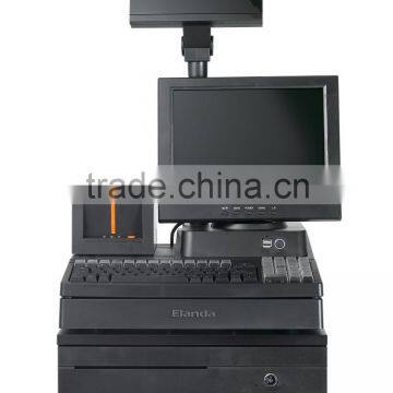 ABS material Casing 15inch POS touch screen all in one pc for the Retail POS Terminal