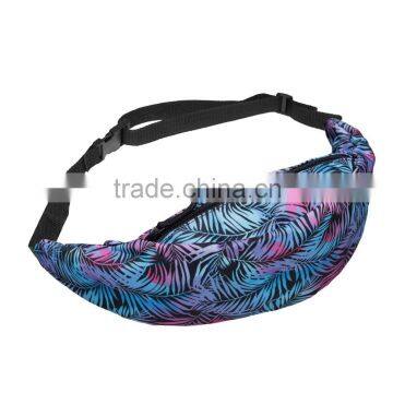 Factory Hot Sale 3D Fullprint Polyester Custom Camping Waist Bag for Men