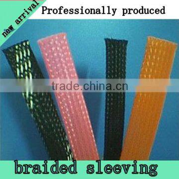 Plastic PET braided expandable sleeve for fibre protection