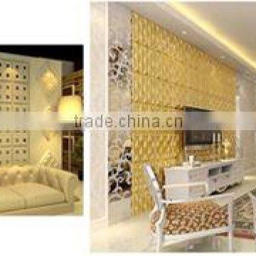 GLM Leather wall panel Interior decoration 3d frp wall panel New HOT products bring you new profit