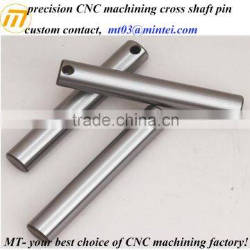 custom CNC machining precision mechanical cross shaft pins