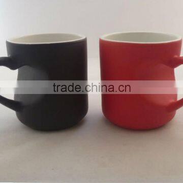 Couple Mug Heart Handle Color changed Mug China Suppliers