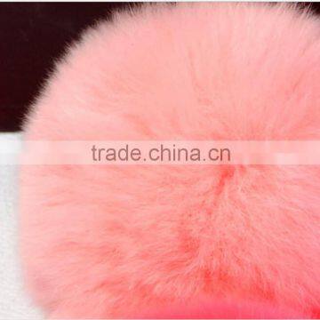 100% Genuine Rex Rabbit Fur Ball for Keychain Bag Car Pendent Garment Accessories photo-6
