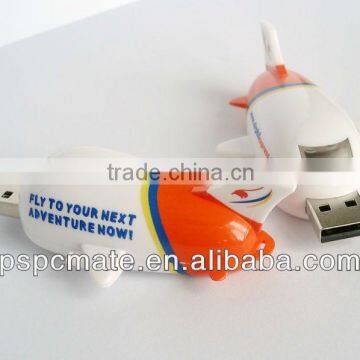 Air Plane Usb Flash Drive for Airline Company Promotion Gifts