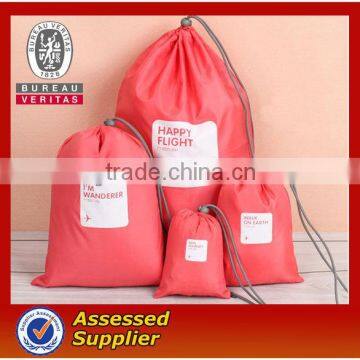 custom waterproof/nylon travel sorting bag set in luggage