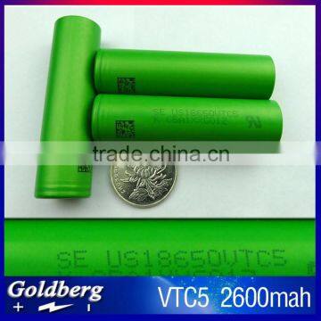 100% Original 18650 battery vaporizer US18650 VTC5 3.7V rechargeable battery