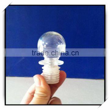 Ball shape glass lids for wine bottle DH549