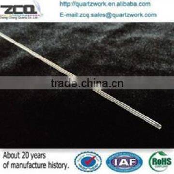 D shaped Quartz Capillary Rod/substrate for Fiber Optics coupler