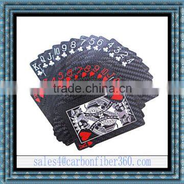 Best gift carbon fibre playing cards, Waterproof carbon playing cards wholesale