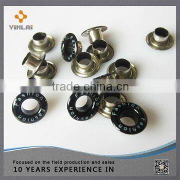 Plating Metal Clothing Shoes Eyelet With LOGO photo-4