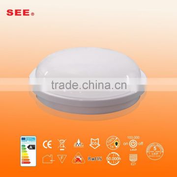 2015 cheap price led bulkhead canopy plastic economic 15w 20w IP65 outdoor CE Rohs