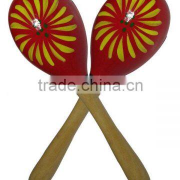 wooden maracas musical instruments from china