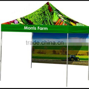 3x4.5m dye sublimation printed folding tent for outdoor events