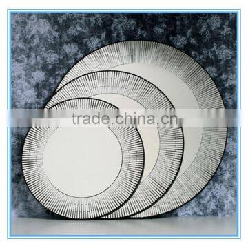 Luxurious glass mosaic decorative standard bathroom mirror size