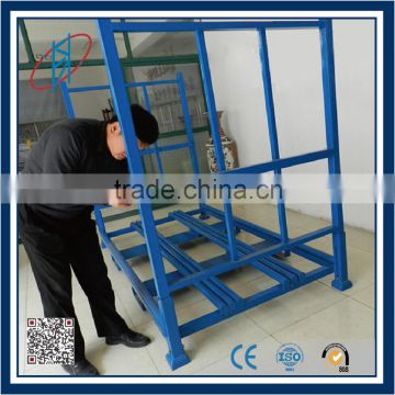 Warehouse powder coating collapsible heavy duty storage tyre racks