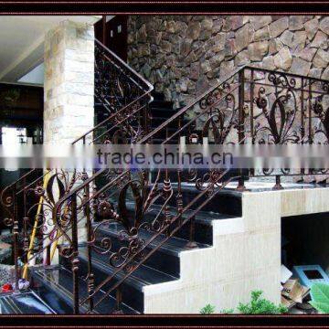 top-selling classic hand forged iron handrail for home