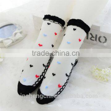 loving heart long tube cute fashion teen young girls japanese socks