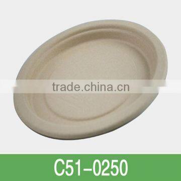 9 inch Bamboo Round Food Plates