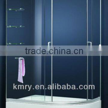 Hot! Fan-shape Aluminum Sliding Shower Room (KT6334R)