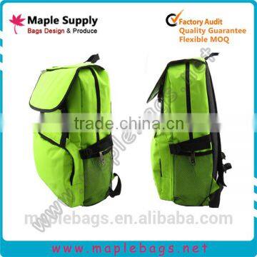 Neon Green Daypacks Backpacking Bags Promotional Backpack