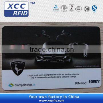 Wholesale price inkjet pvc card printing/rfid chip card