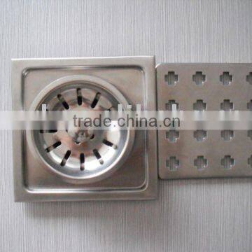 anti-odor stainless steel floor trap