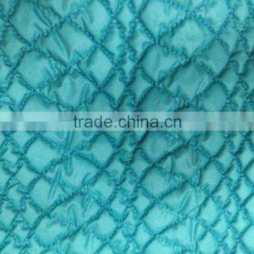 Padded winter embroidery quilting jacket/garment fabric