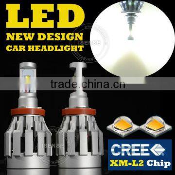 New Design All in one-driver & fan entity Guangzhou Golden LED Lighting Headlight for Audie