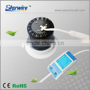 CRI 80 COB 7W led recessed downlight 220v 110v Ra80 with CE Rohs