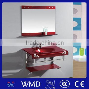 2014 new design rectangular fashionable style bath glass basin