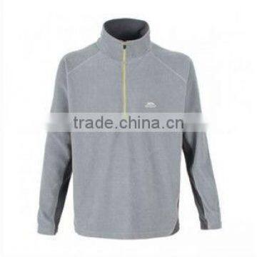 2013 hot sale casual half-zipper fleece jacket men