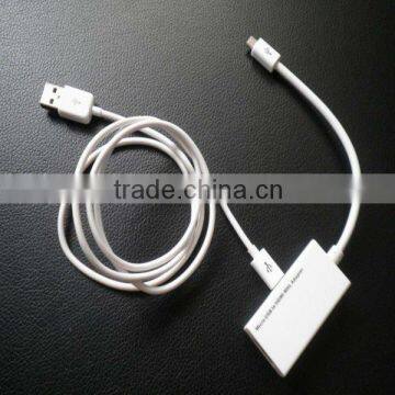 2012 newest Micro USB to HDMI mhl adapter cable for Samsung Galaxy S2/Samsung Galaxy S2