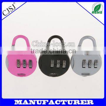 2015 Yiwu Factory Direct wholesale price suitcase combination padlock