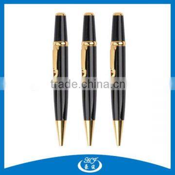 Black Cute Custom Logo Pen Mini Fat Ball Pen